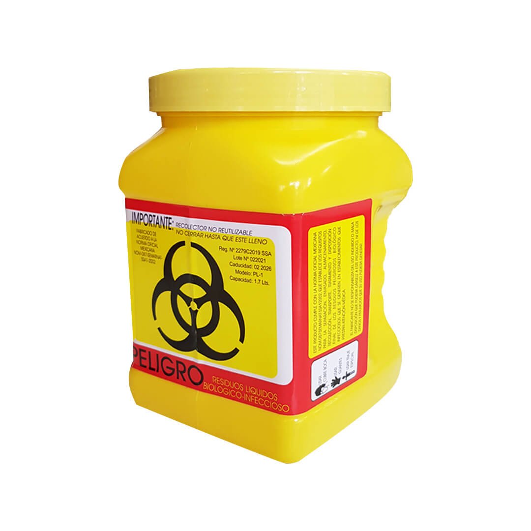 Contenedor RPBI Para L quido 1 8 L Amarillo contenedor-rpbi-para-l-quido-1-8-l-amarillo
