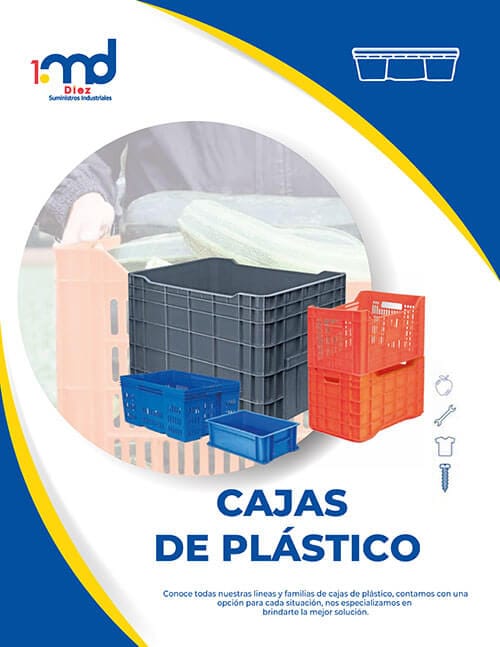 Portada Catálogo Cajas de Plástico 10 Suministros