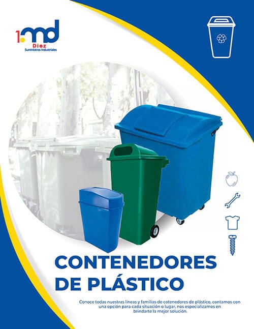 Portada Catálogo Contenedor de Plástico 10 Suministros